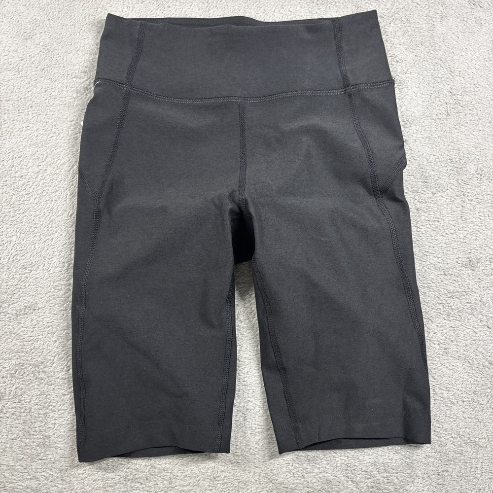 OUTDOOR VOICES Women's Warmup 10" Short XS Black Stretch Mid Rise Biker‎ NWT